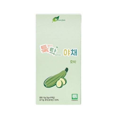 [청미] 유기농 이유식 툭탁야채 애호박알갱이
