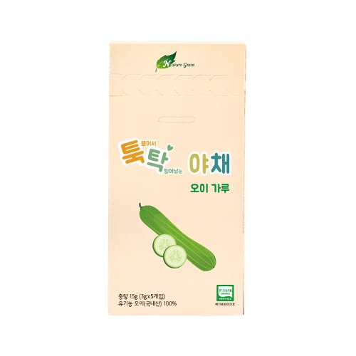 [청미] 유기농 이유식 툭탁야채 오이가루